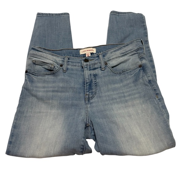 👏🏼Lucky Brand Mid Rise Skinny Jeans Women’s Size 8 / 29 Light Wash Denim - Picture 2 of 10